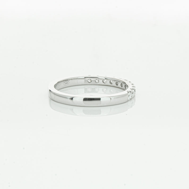 18ct White Gold .32ct Diamond Bella Band-Ring-Walker & Hall