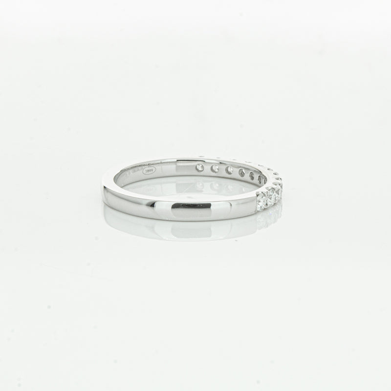 18ct White Gold .32ct Diamond Bella Band-Ring-Walker & Hall