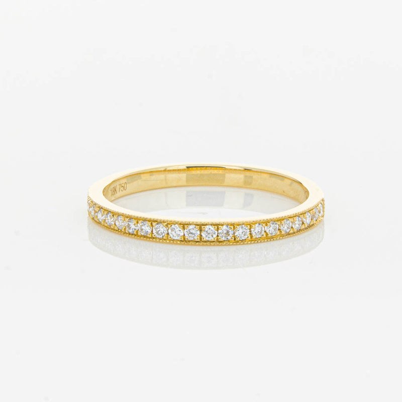 18ct Yellow Gold .16ct Diamond Galaxis Band-Ring-Walker & Hall