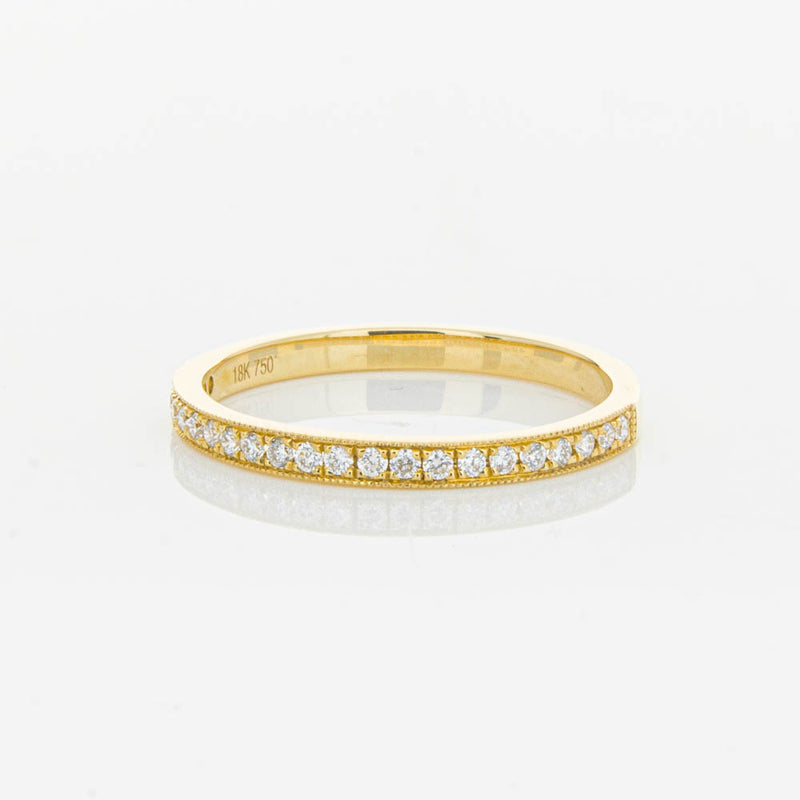 18ct Yellow Gold .16ct Diamond Galaxis Band-Ring-Walker & Hall