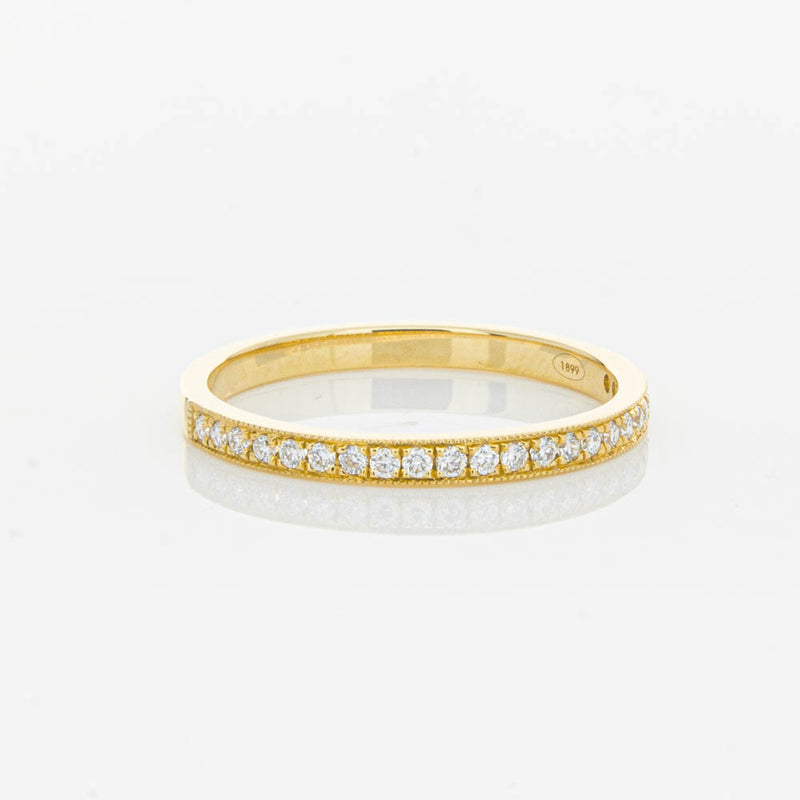 18ct Yellow Gold .16ct Diamond Galaxis Band-Ring-Walker & Hall