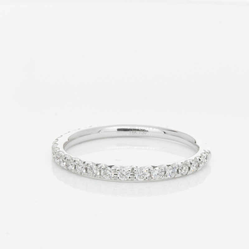 18ct White Gold .34ct Diamond Comet Band-Ring-Walker & Hall