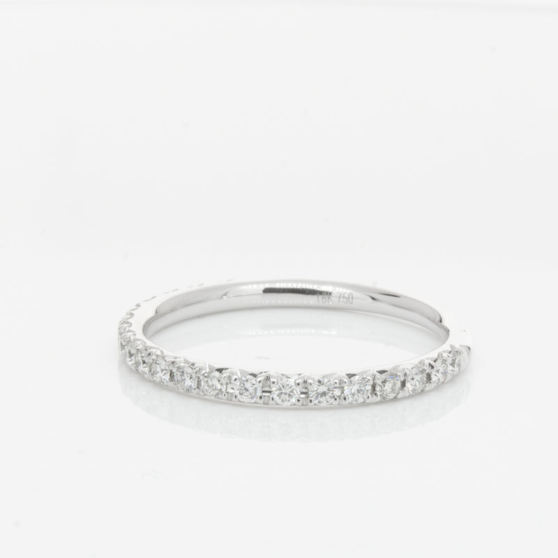 18ct White Gold .34ct Diamond Comet Band-Ring-Walker & Hall