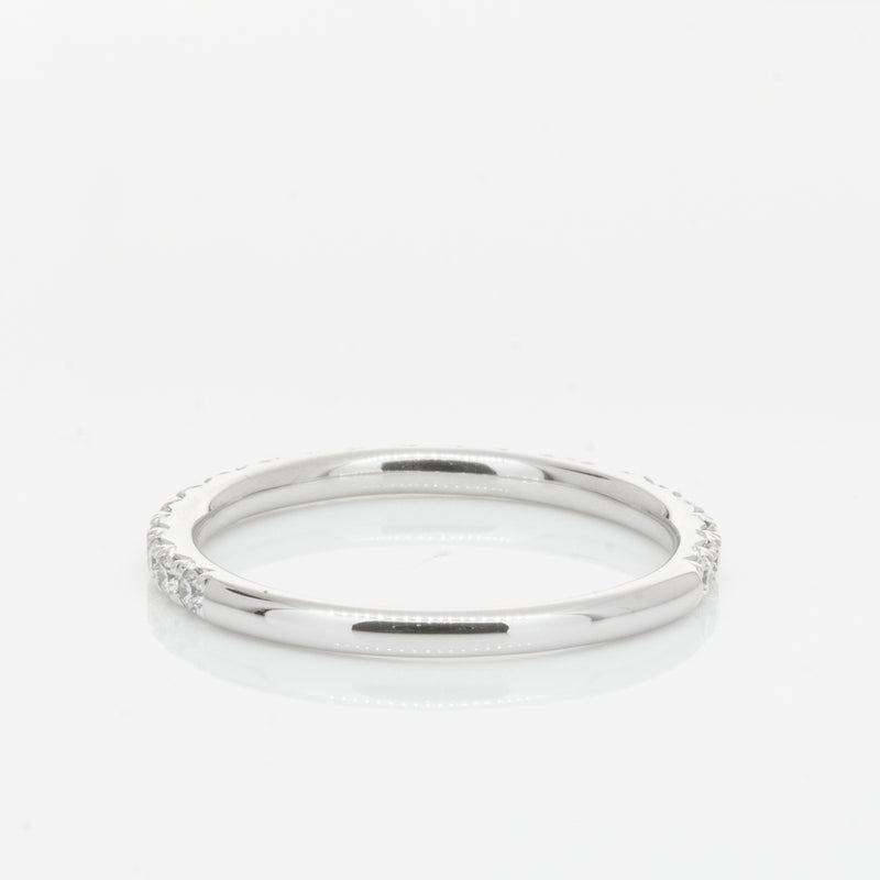 18ct White Gold .34ct Diamond Comet Band-Ring-Walker & Hall