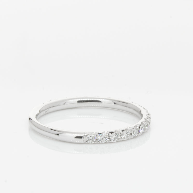 18ct White Gold .34ct Diamond Comet Band-Ring-Walker & Hall