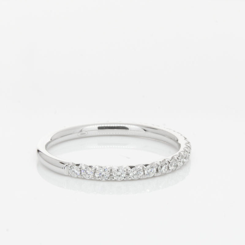 18ct White Gold .34ct Diamond Comet Band-Ring-Walker & Hall