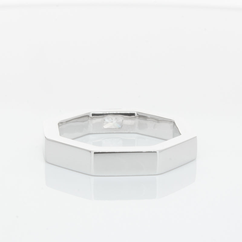 18ct White Gold Diamond Band-Ring-Walker & Hall