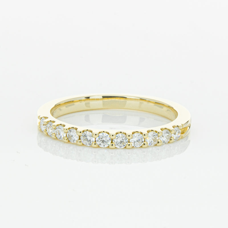 14ct Yellow Gold Diamond Luna Band-Ring-Walker & Hall