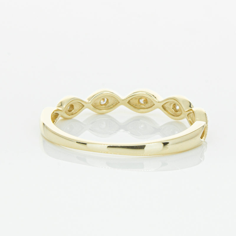 14ct Yellow Gold Diamond Rapunzel Band-Ring-Walker & Hall