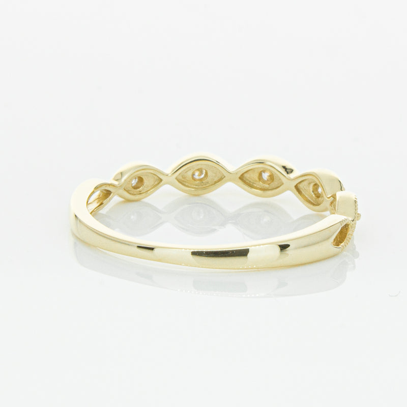 14ct Yellow Gold Diamond Rapunzel Band-Ring-Walker & Hall