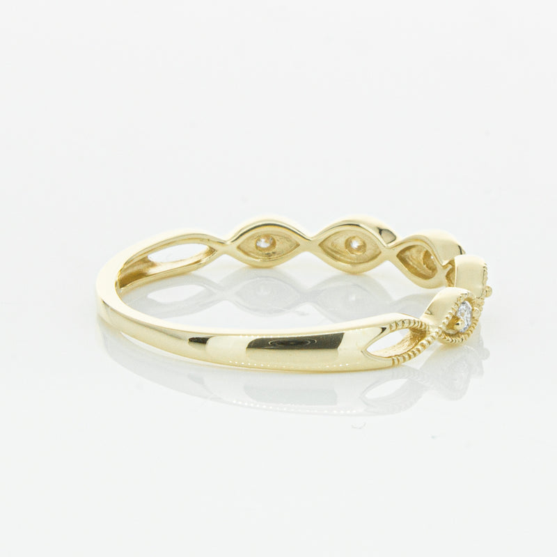 14ct Yellow Gold Diamond Rapunzel Band-Ring-Walker & Hall