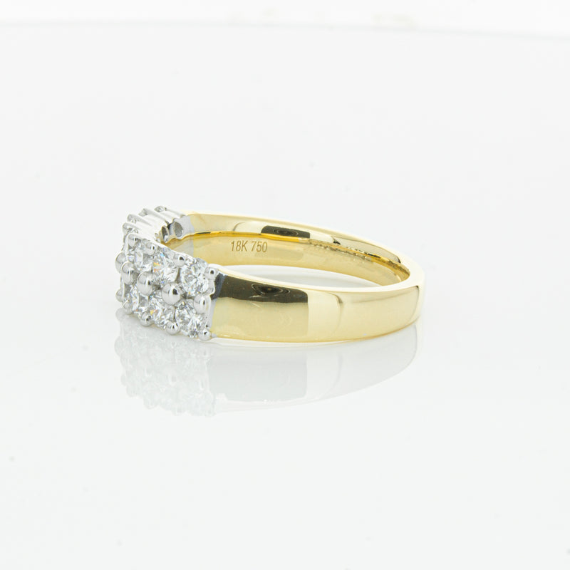 18ct Yellow Gold 1.00ct Diamond Apollo Ring-Ring-Walker & Hall