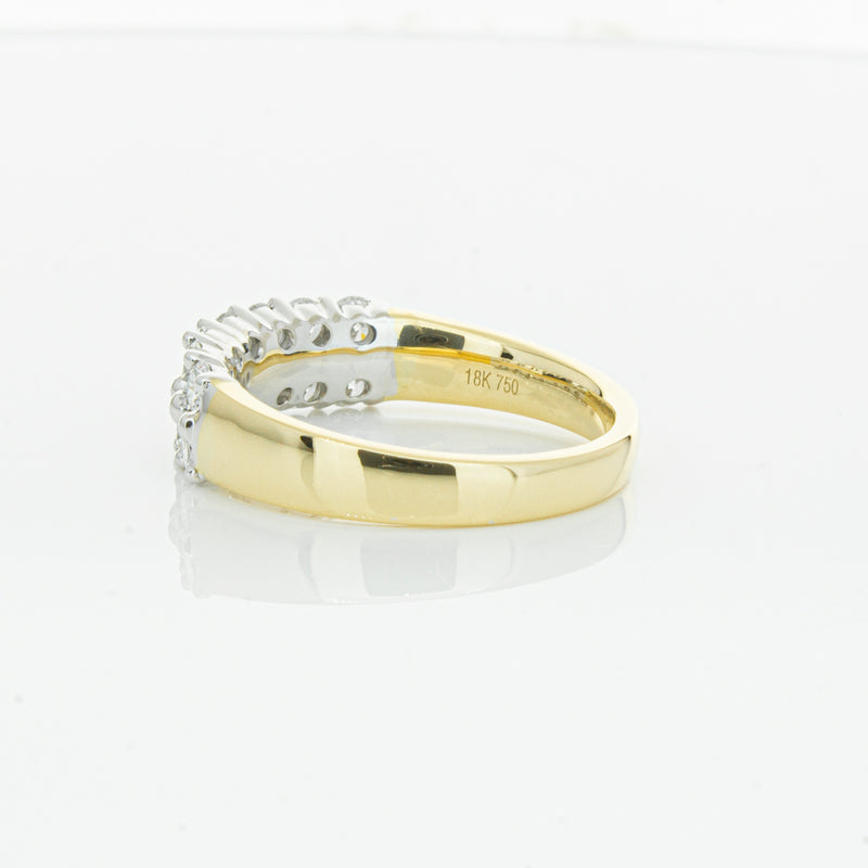 18ct Yellow Gold 1.00ct Diamond Apollo Ring-Ring-Walker & Hall