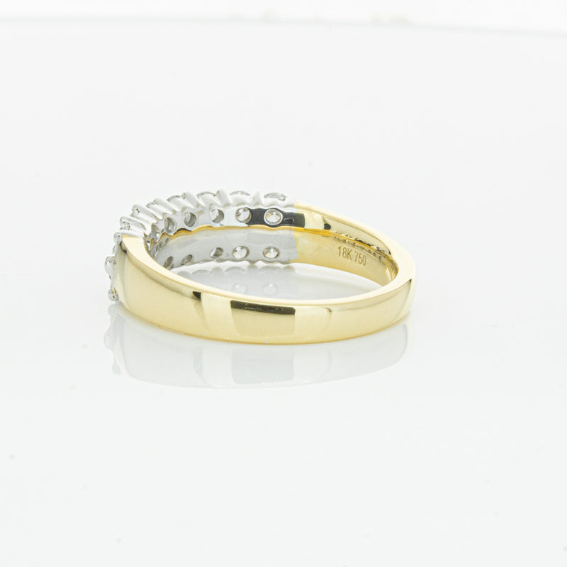 18ct Yellow Gold 1.00ct Diamond Apollo Ring-Ring-Walker & Hall