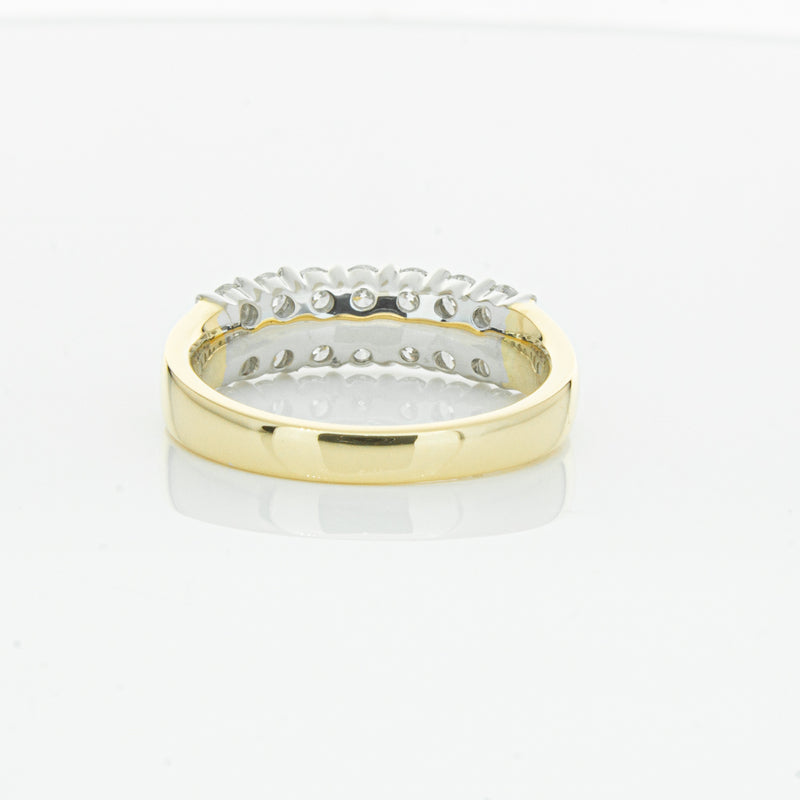 18ct Yellow Gold 1.00ct Diamond Apollo Ring-Ring-Walker & Hall
