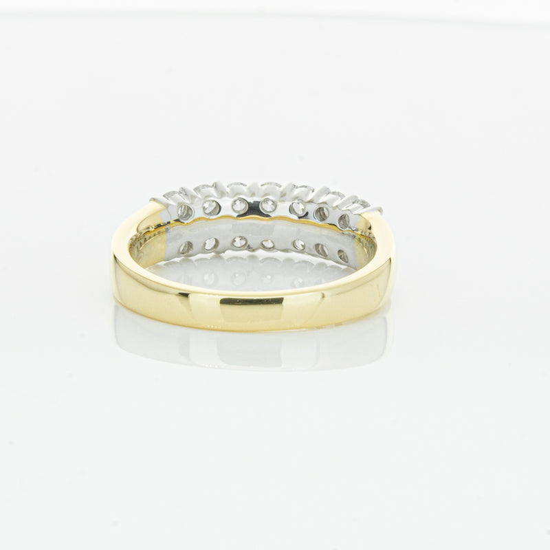18ct Yellow Gold 1.00ct Diamond Apollo Ring-Ring-Walker & Hall