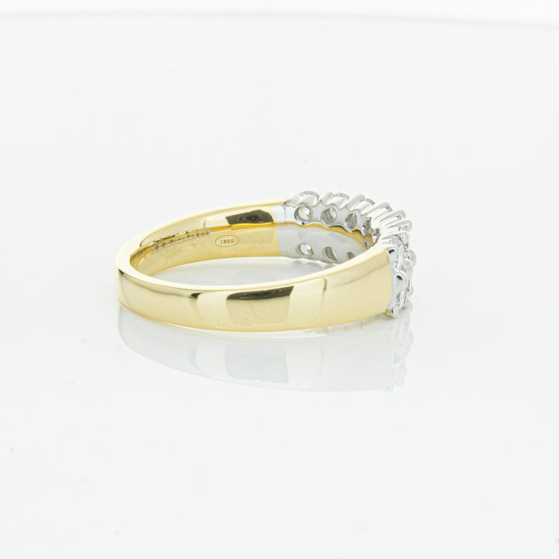 18ct Yellow Gold 1.00ct Diamond Apollo Ring-Ring-Walker & Hall