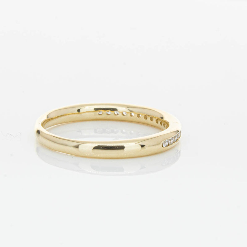 14ct Yellow Gold Diamond Vida Band-Ring-Walker & Hall