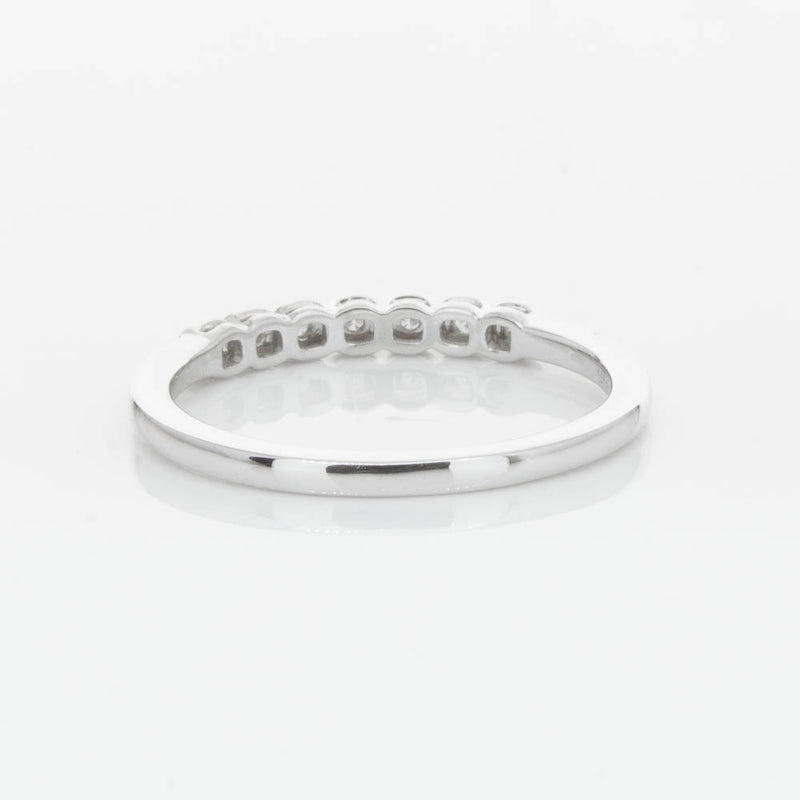 14ct White Gold Diamond Cushla Band-Ring-Walker & Hall