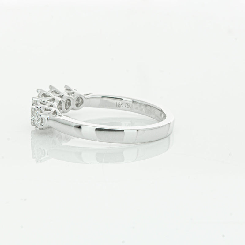 18ct White Gold .81ct Diamond Monarch Ring-Ring-Walker & Hall