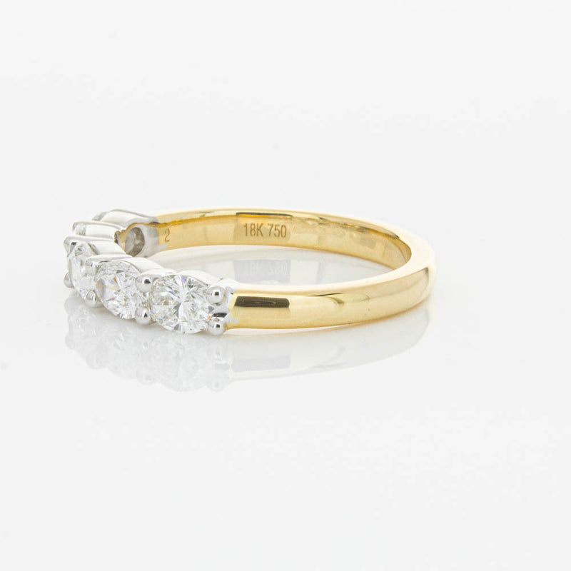 18ct Yellow Gold 1.01ct Oval Cut Diamond Panorama Ring-Ring-Walker & Hall