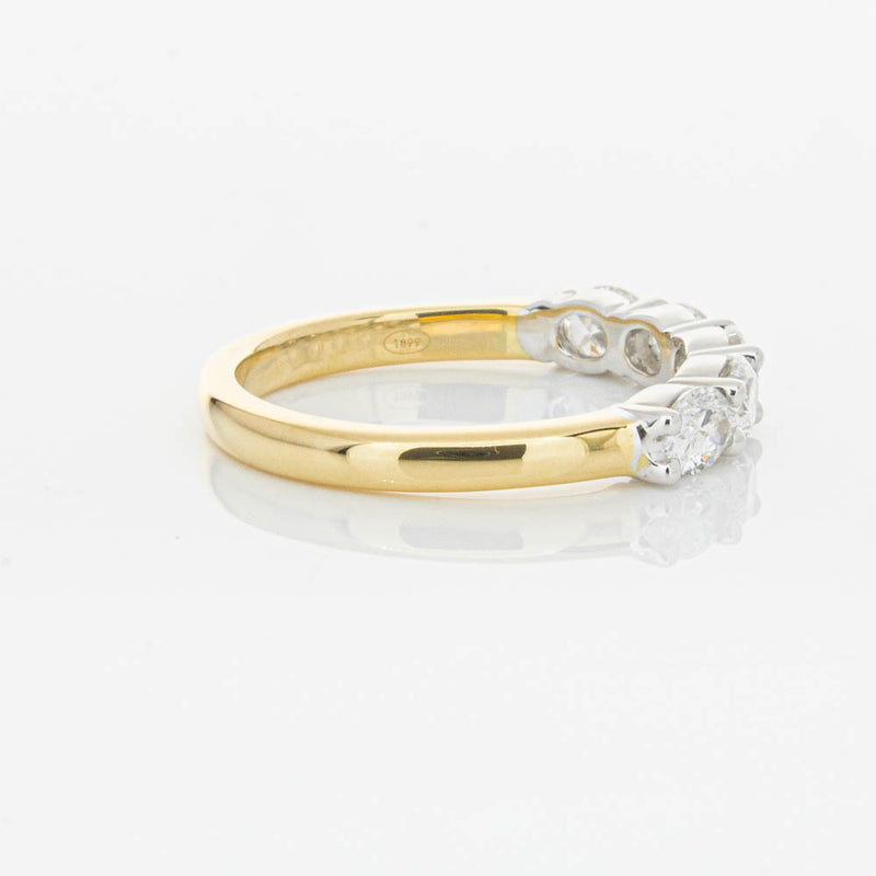 18ct Yellow Gold 1.01ct Oval Cut Diamond Panorama Ring-Ring-Walker & Hall