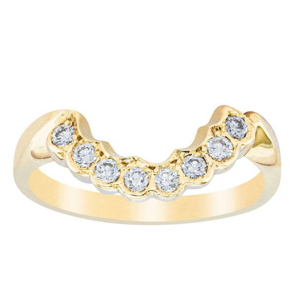 Deja Vu 14ct Yellow Gold .21ct Diamond Ring - Ring - Walker & Hall