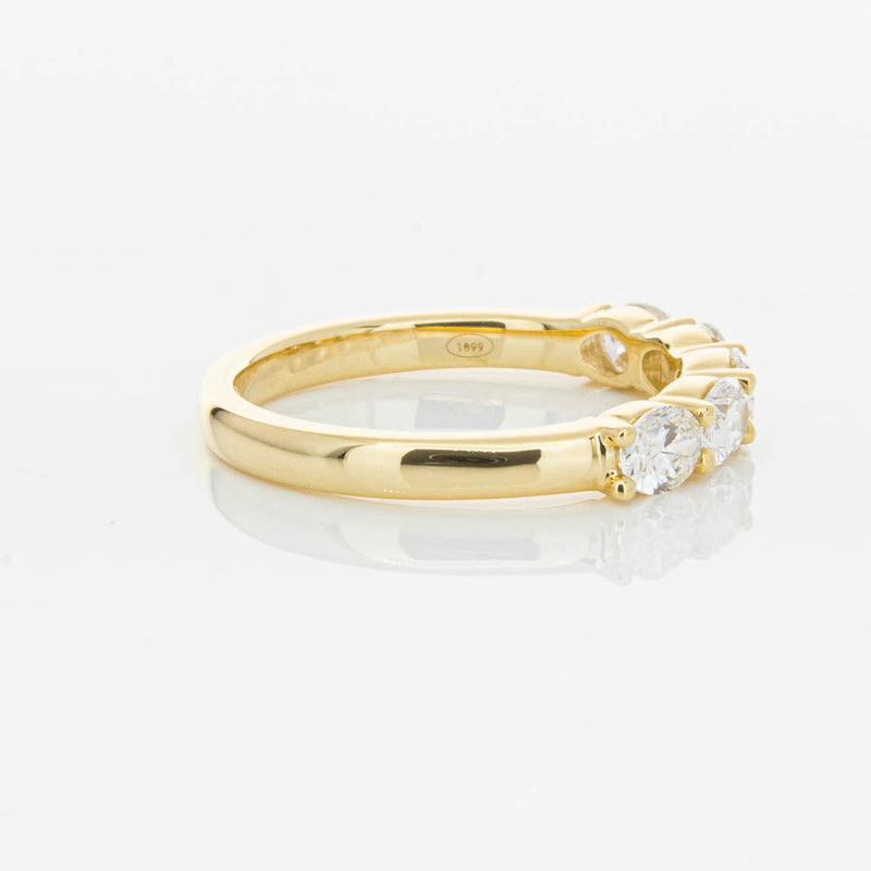 18ct Yellow Gold 1.03ct Oval Cut Diamond Panorama Ring-Ring-Walker & Hall