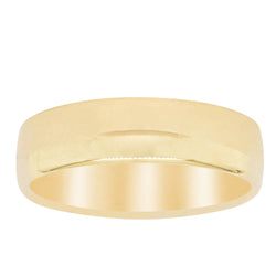 9ct Yellow Gold 6mm Band - Ring - Walker & Hall