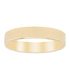 18ct Yellow Gold 3.5mm Square Profile Band - Ring - Walker & Hall