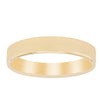 9ct Yellow Gold 4mm Square Profile Band - Ring - Walker & Hall