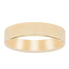 9ct Yellow Gold 5mm Square Profile Band - Ring - Walker & Hall