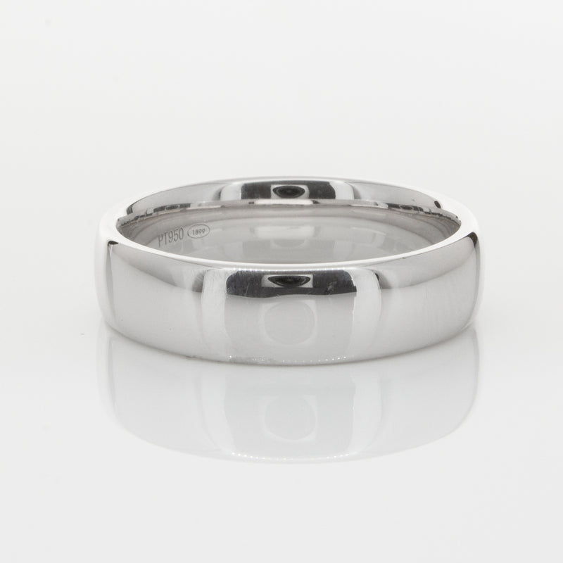 Platinum 6mm Band-Ring-Walker & Hall