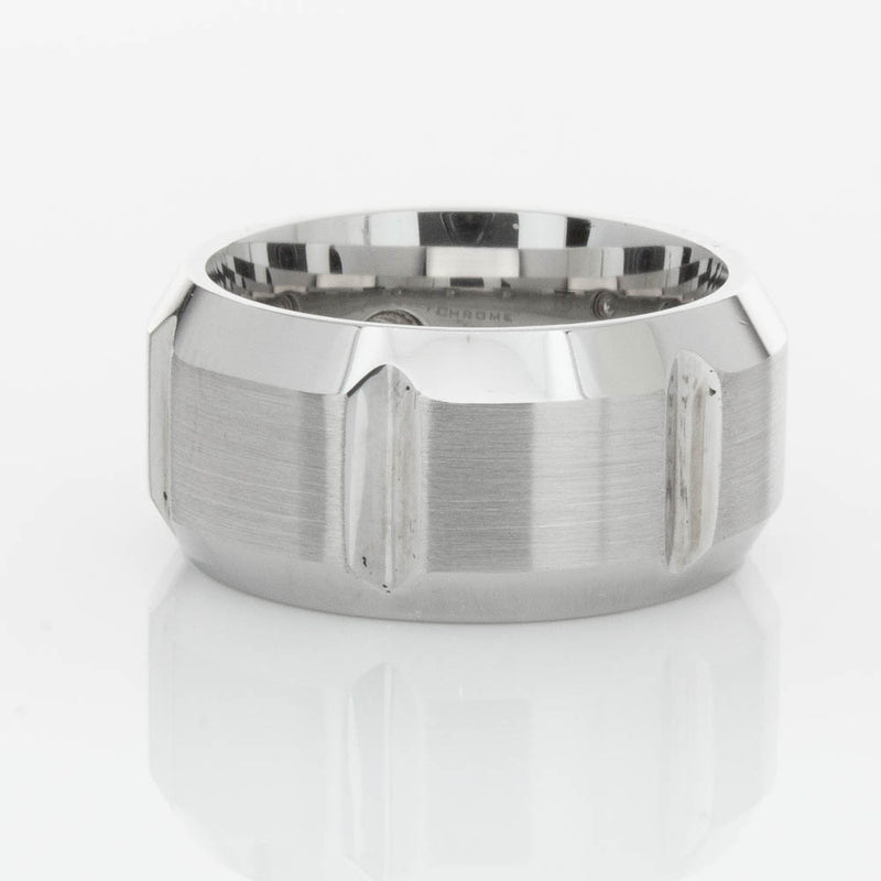 Cobalt Chrome .20ct Diamond Ring-Ring-Walker & Hall