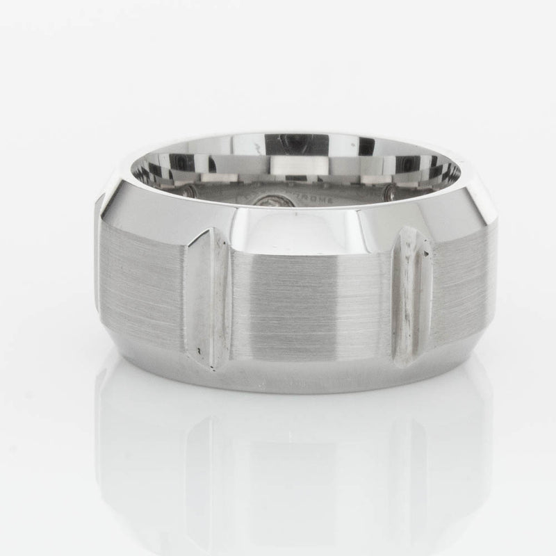 Cobalt Chrome .20ct Diamond Ring-Ring-Walker & Hall