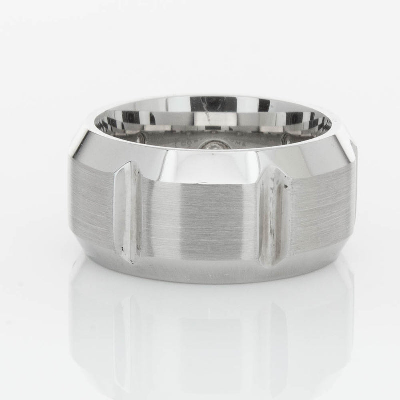 Cobalt Chrome .20ct Diamond Ring-Ring-Walker & Hall