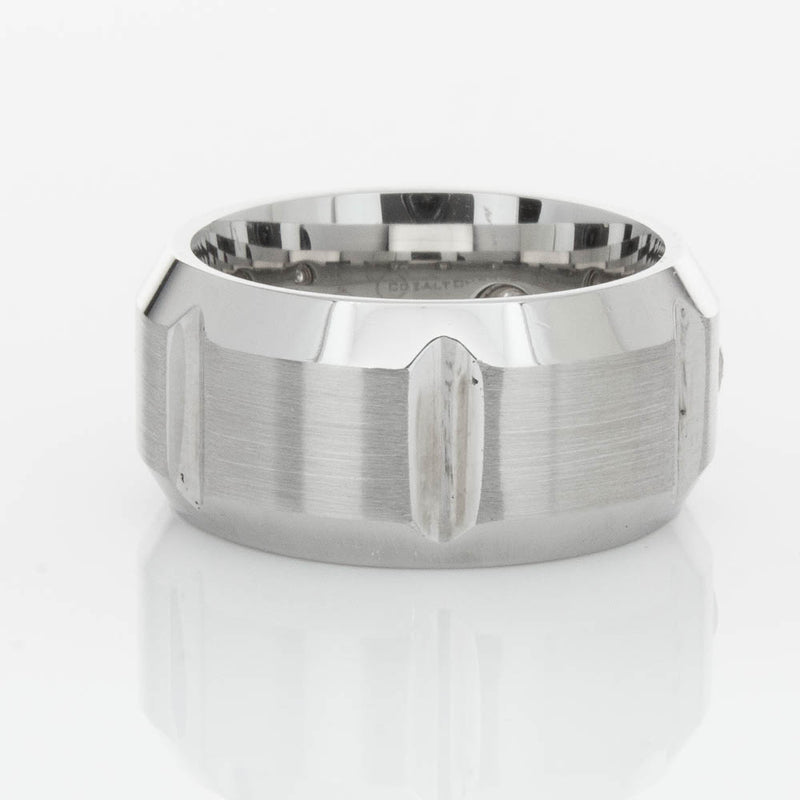 Cobalt Chrome .20ct Diamond Ring-Ring-Walker & Hall