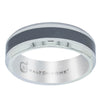Cobalt Seranite Inlay Centre 7mm Band - Ring - Walker & Hall
