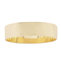 9ct Yellow Gold Flat Fit Band - Walker & Hall