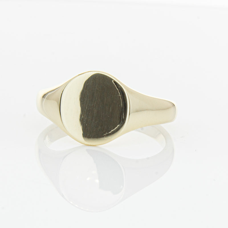 9ct Yellow Gold Classic Signet Ring-Ring-Walker & Hall