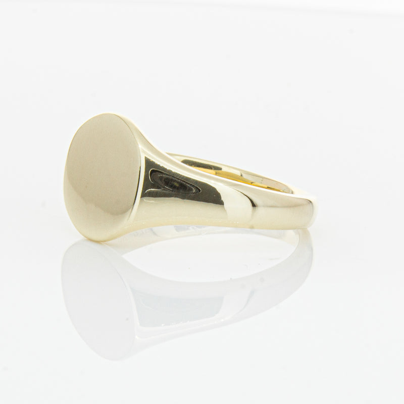 9ct Yellow Gold Classic Signet Ring-Ring-Walker & Hall