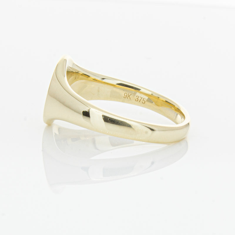 9ct Yellow Gold Classic Signet Ring-Ring-Walker & Hall