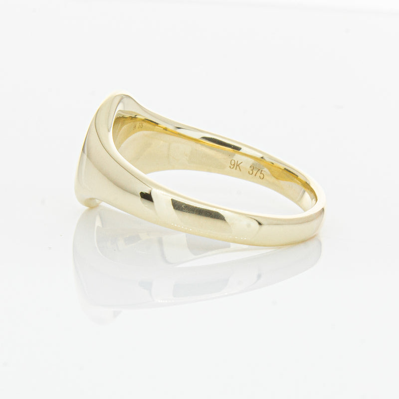 9ct Yellow Gold Classic Signet Ring-Ring-Walker & Hall