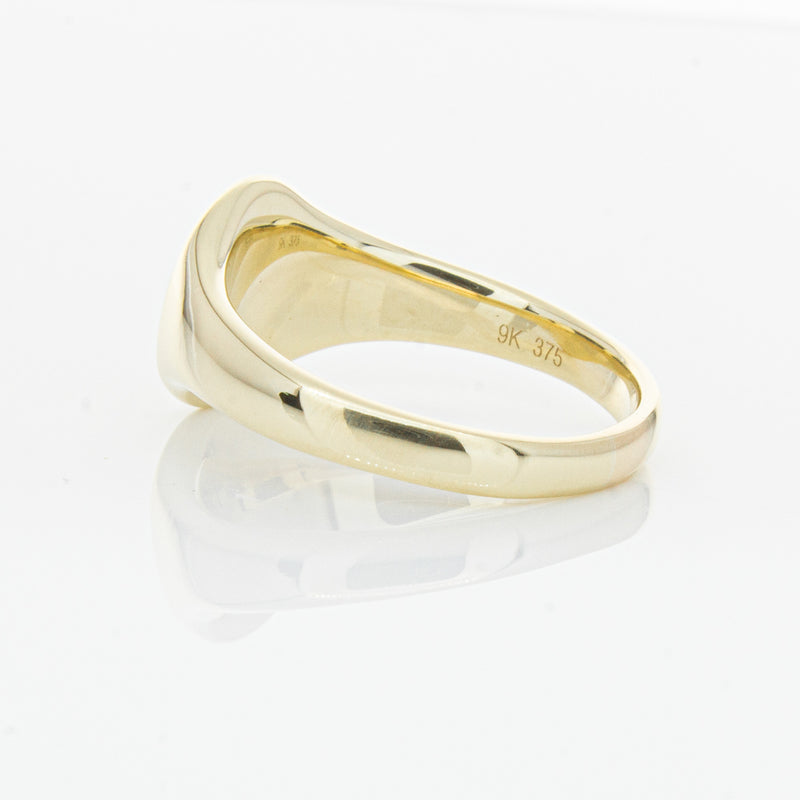 9ct Yellow Gold Classic Signet Ring-Ring-Walker & Hall
