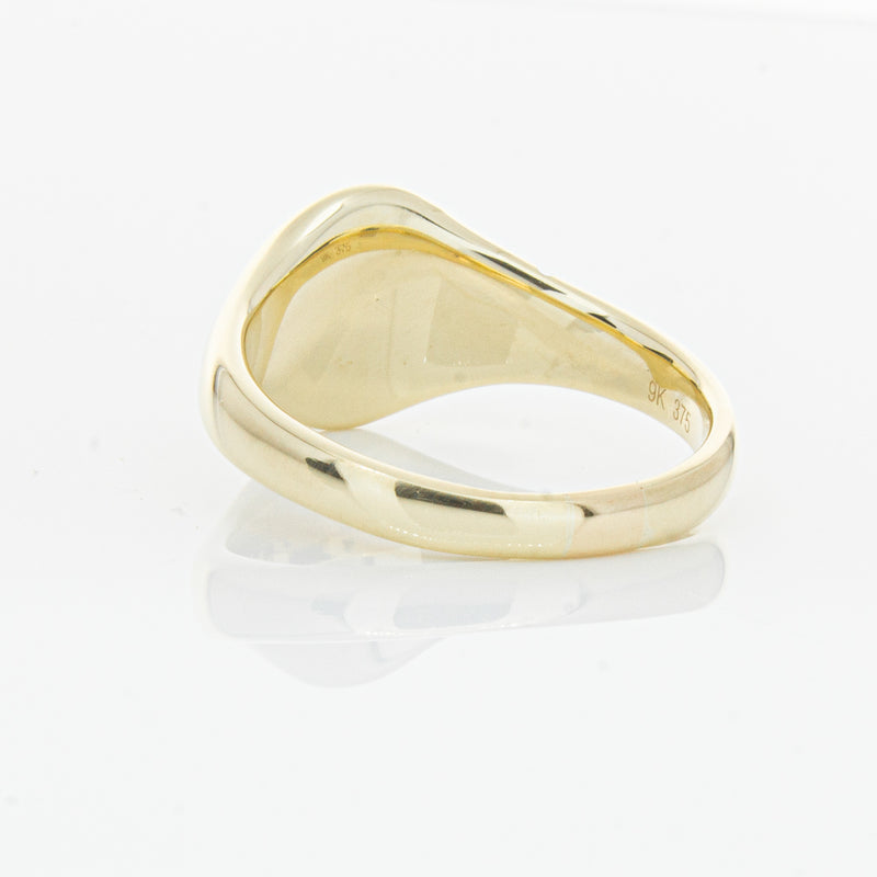 9ct Yellow Gold Classic Signet Ring-Ring-Walker & Hall
