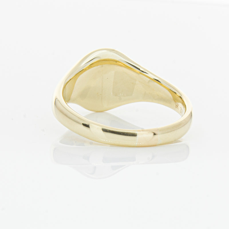 9ct Yellow Gold Classic Signet Ring-Ring-Walker & Hall