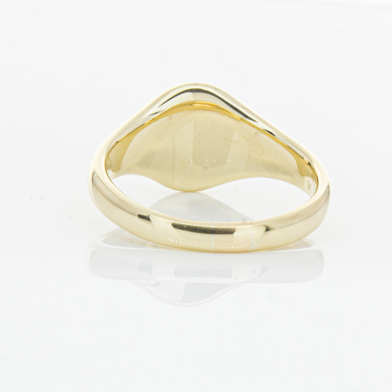 9ct Yellow Gold Classic Signet Ring-Ring-Walker & Hall