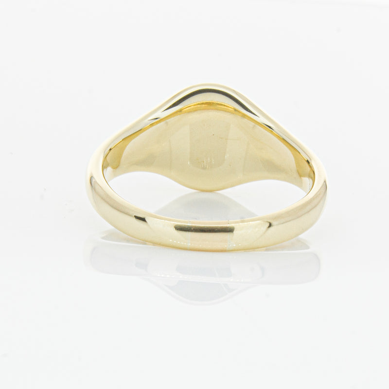 9ct Yellow Gold Classic Signet Ring-Ring-Walker & Hall