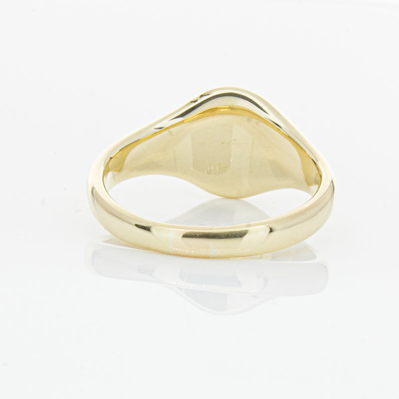 9ct Yellow Gold Classic Signet Ring-Ring-Walker & Hall