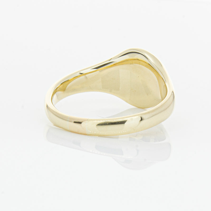 9ct Yellow Gold Classic Signet Ring-Ring-Walker & Hall